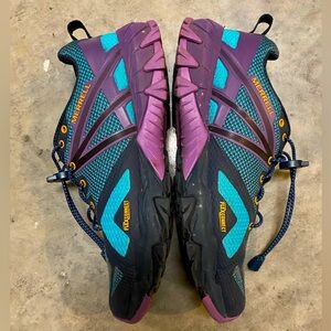 Merrell Teal/Purple MQM Flex Connect Hiking Shoes Women’s 9